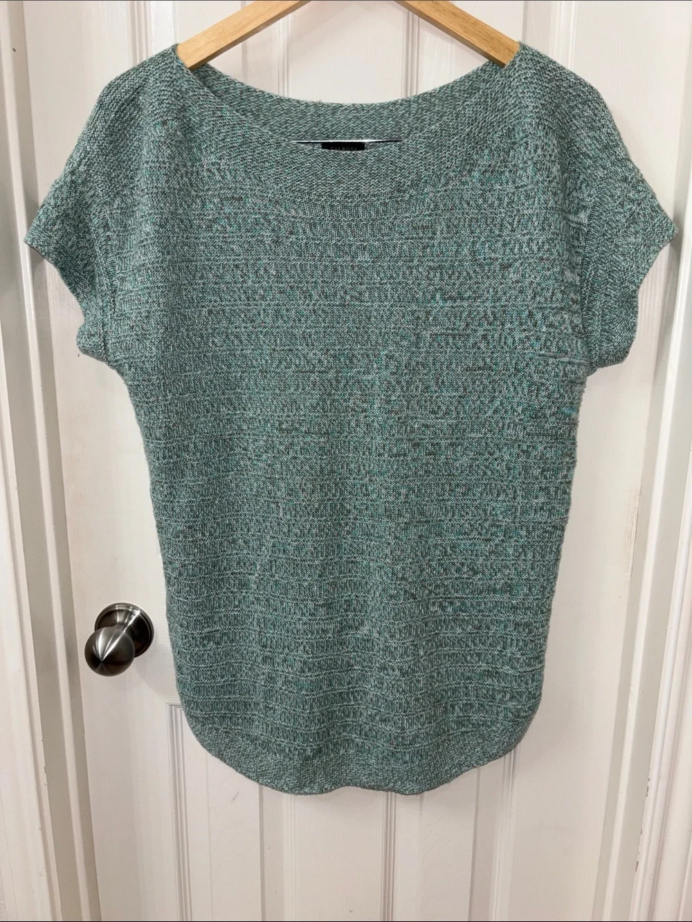 Talbots Mint Green Short-Sleeve Knit Top
